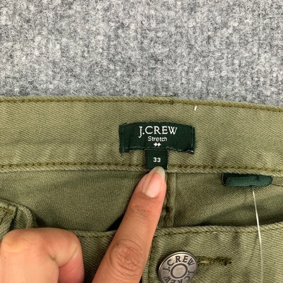J Crew Jeans Mens 33 Ivy Green Toothpick Ankle Super Skinny Stretch 5 Pocket - Picture 3 of 11
